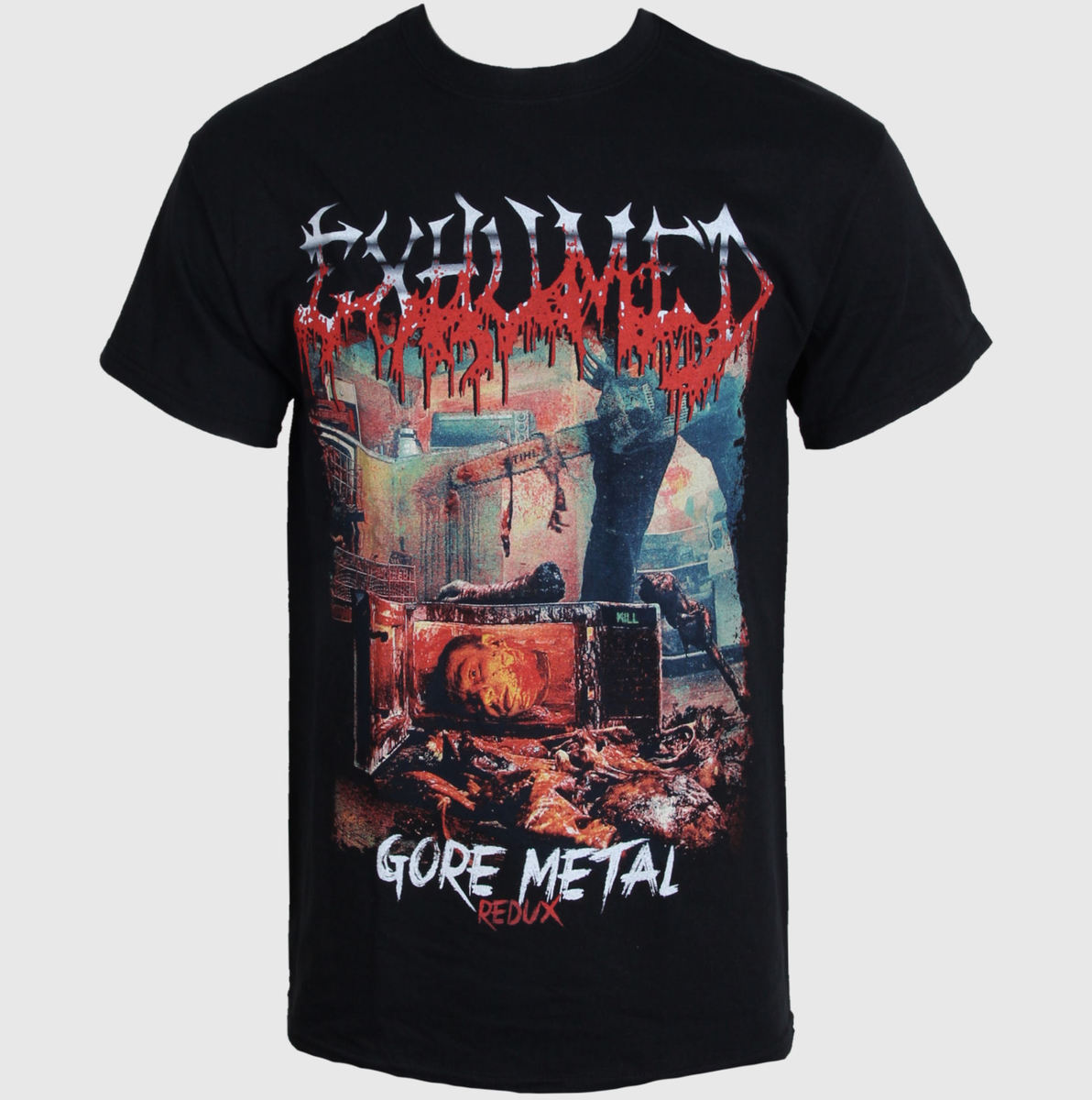 T-shirt Metal Uomo Exhumed - Gore Metal Redux - RAZAMATAZ - ST1896 L