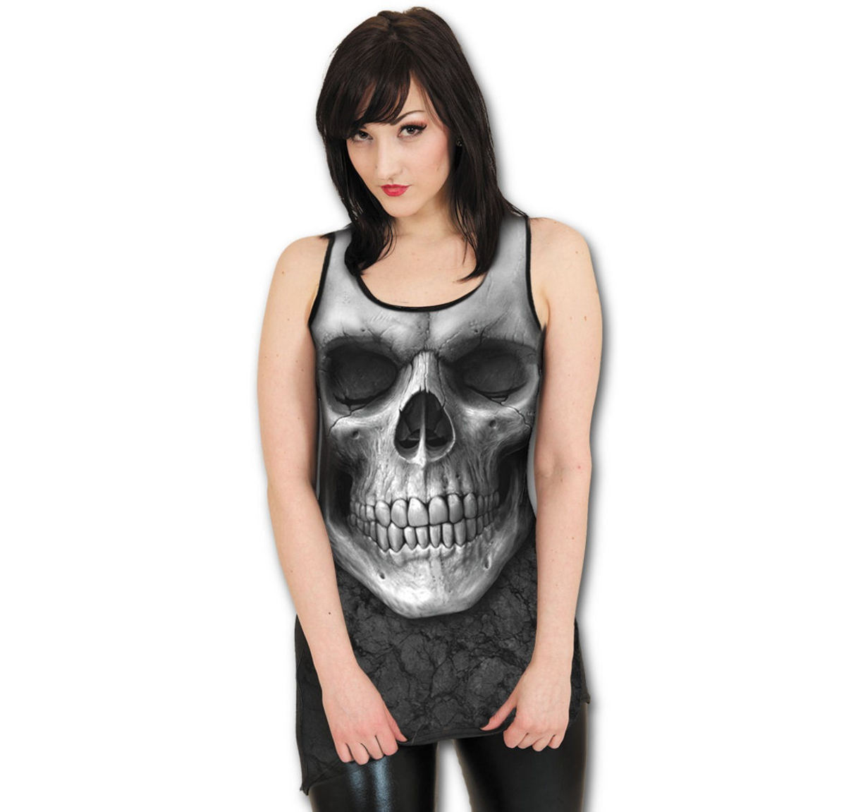 vestito donna SPIRAL - Solemin Skull - Nero - S012G056 M