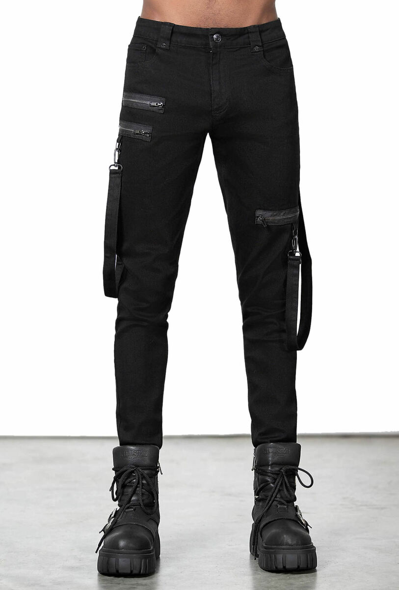 Pantaloni da uomo KILLSTAR - Demetrius Jeans - Nero XS