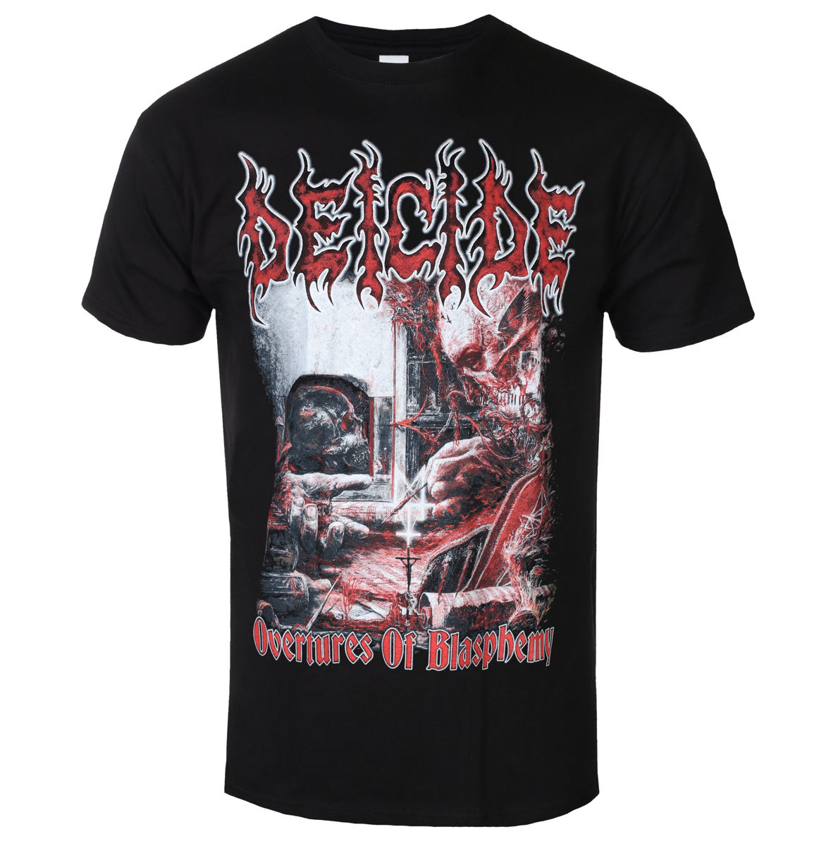 T-shirt Metal Uomo Deicide - Overtures Of Blasphemy - RAZAMATAZ - ST2258 M