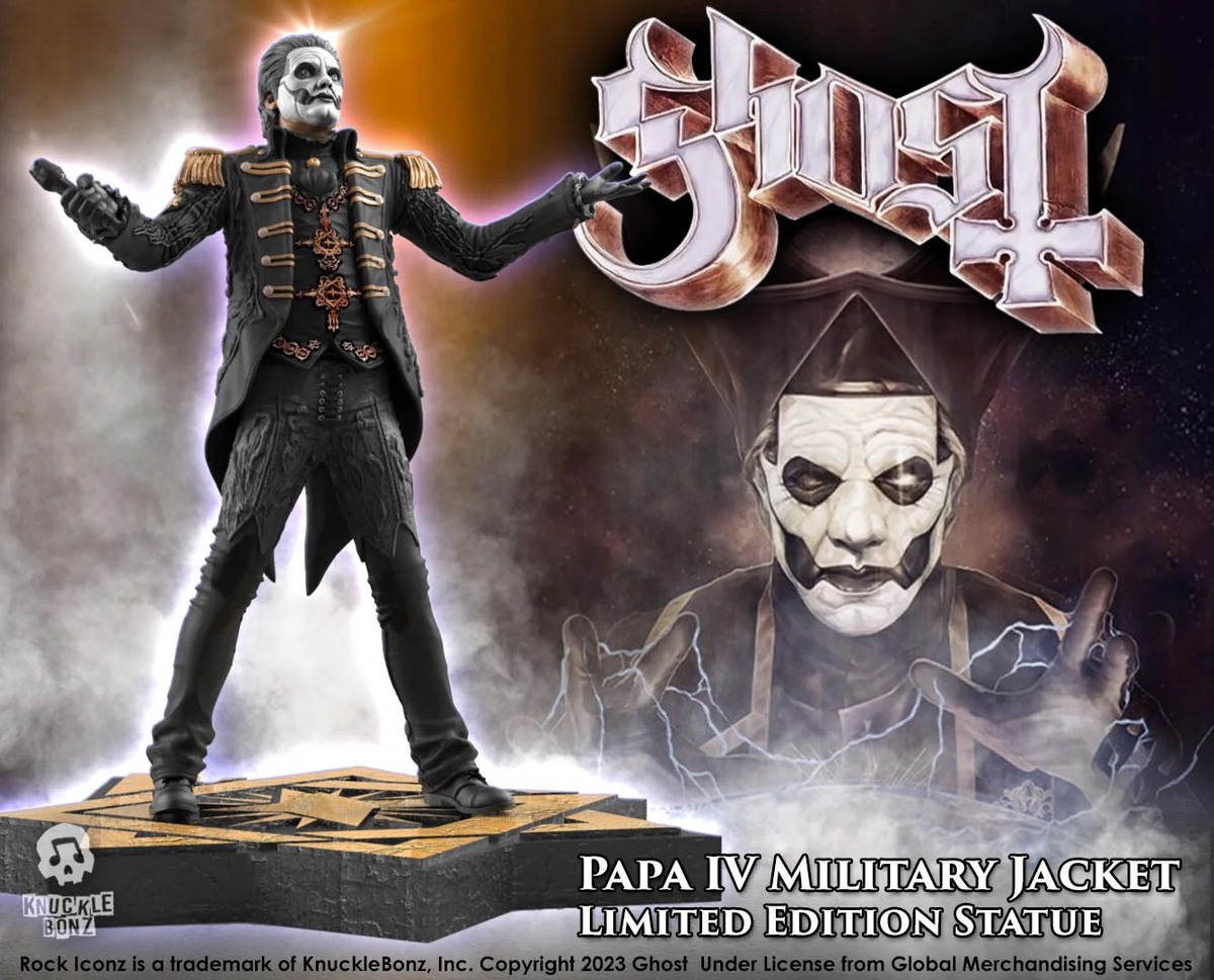 Statuina Ghost - Rock Iconz - Papa Emeritus IV - (Giacca Militare)