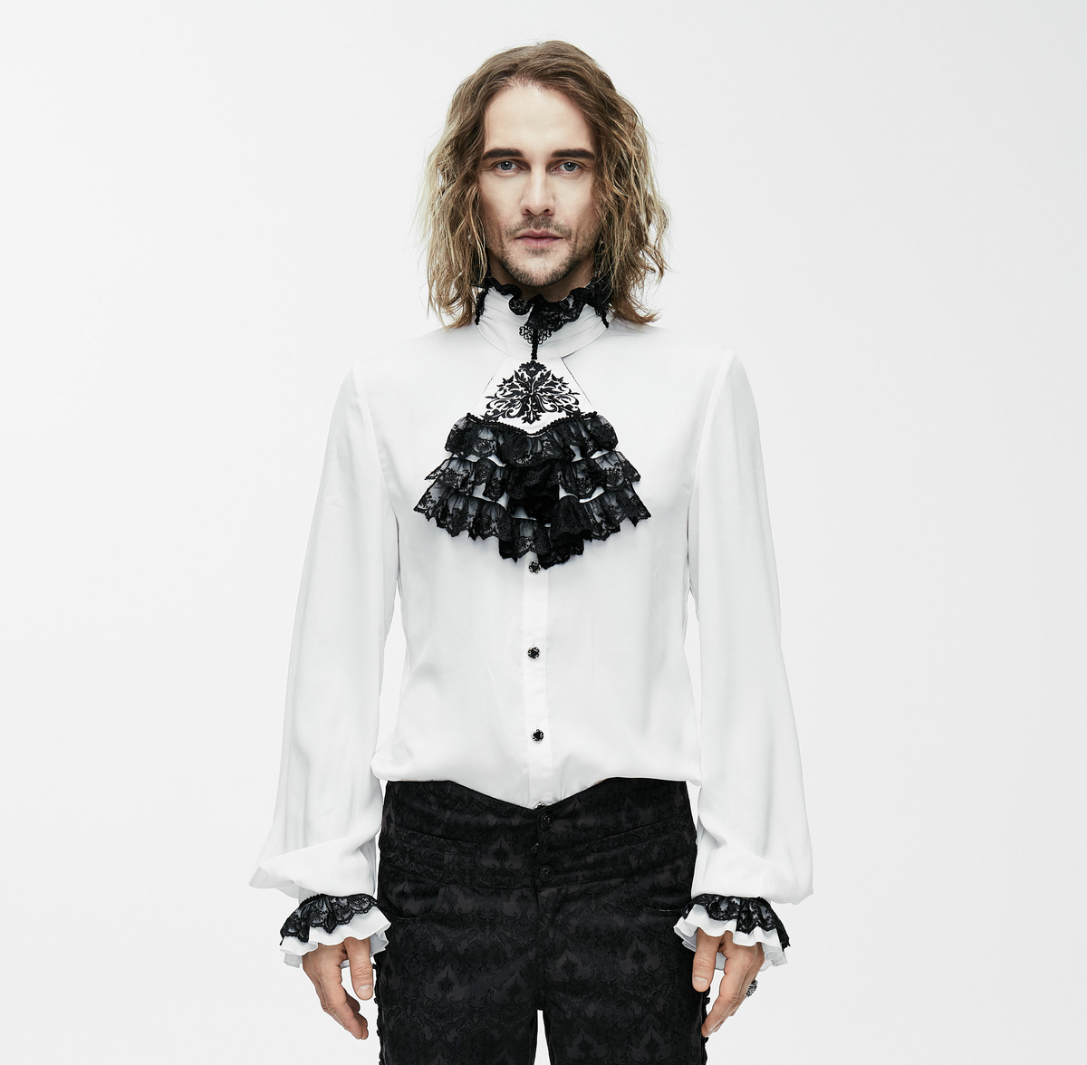 Camicia da uomo DEVIL FASHION - Dead Again Gothic L