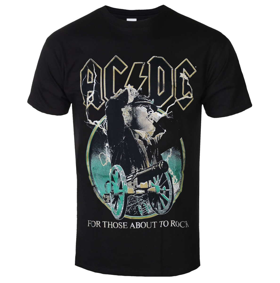 T-shirt Metal Uomo AC-DC - FTATR Yellow Outlines - ROCK OFF - ACDCTS98MB M